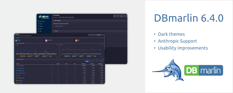 DBmarlin 6.4 Released - Now with dark themes and more